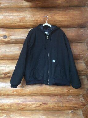 Carhartt Black Yukon Extremes™ Arctic-Quilt Lined J133 Hooded Jacket Size 2X
